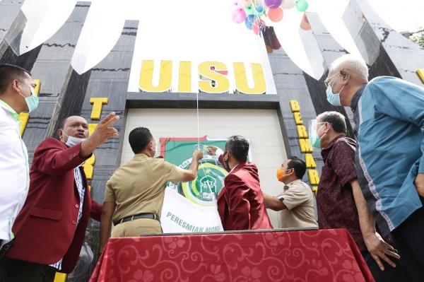 Milad ke-69 UISU, Wagub Musa Rajekshah Resmikan Monumen UISU